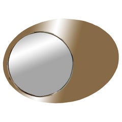 Cristal Art Two-Tone Wall Mirror, Italy 1960s