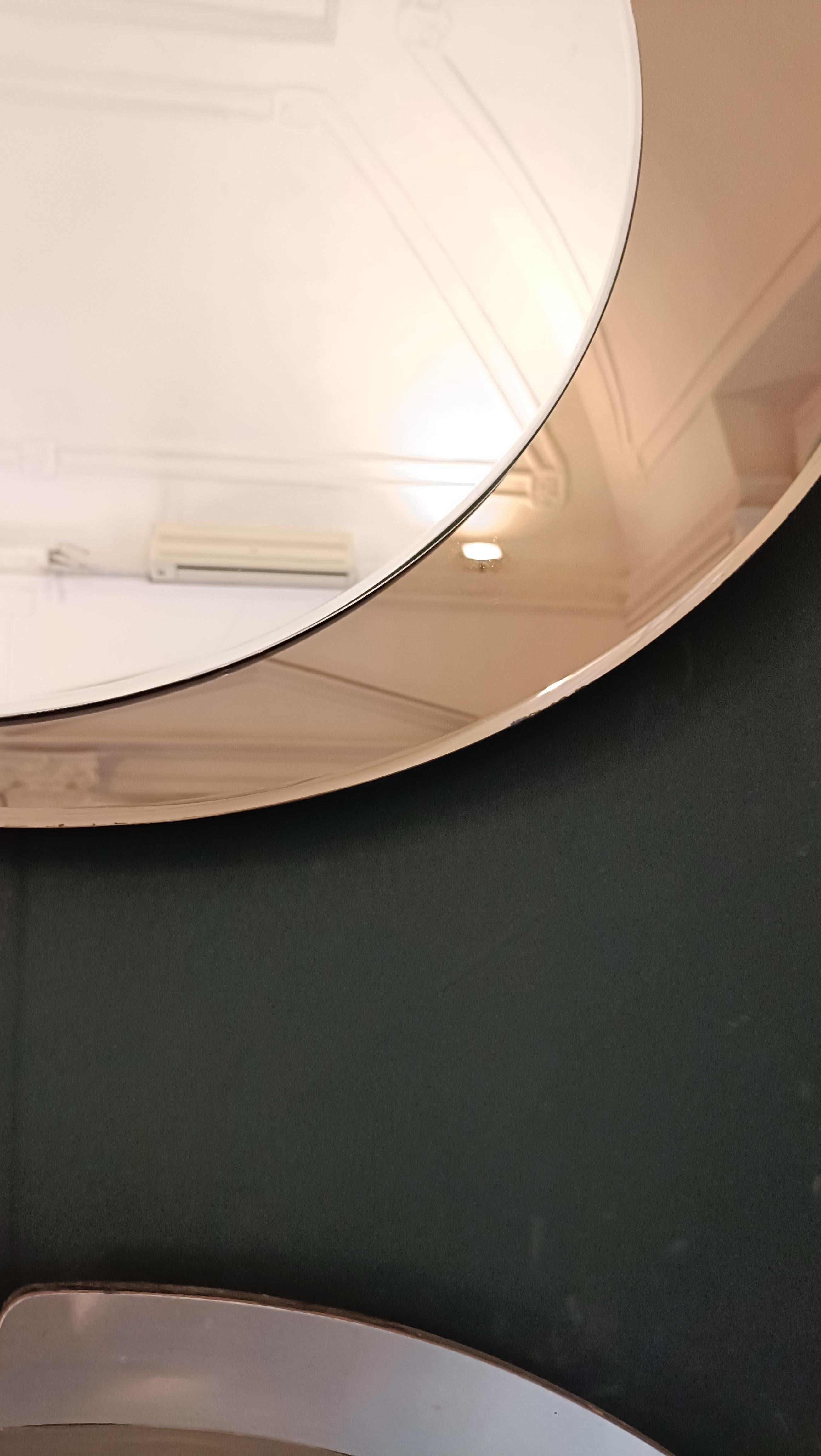 Late 20th Century Miroir mural asymétrique Cristal Art, Italie, 1970 en vente