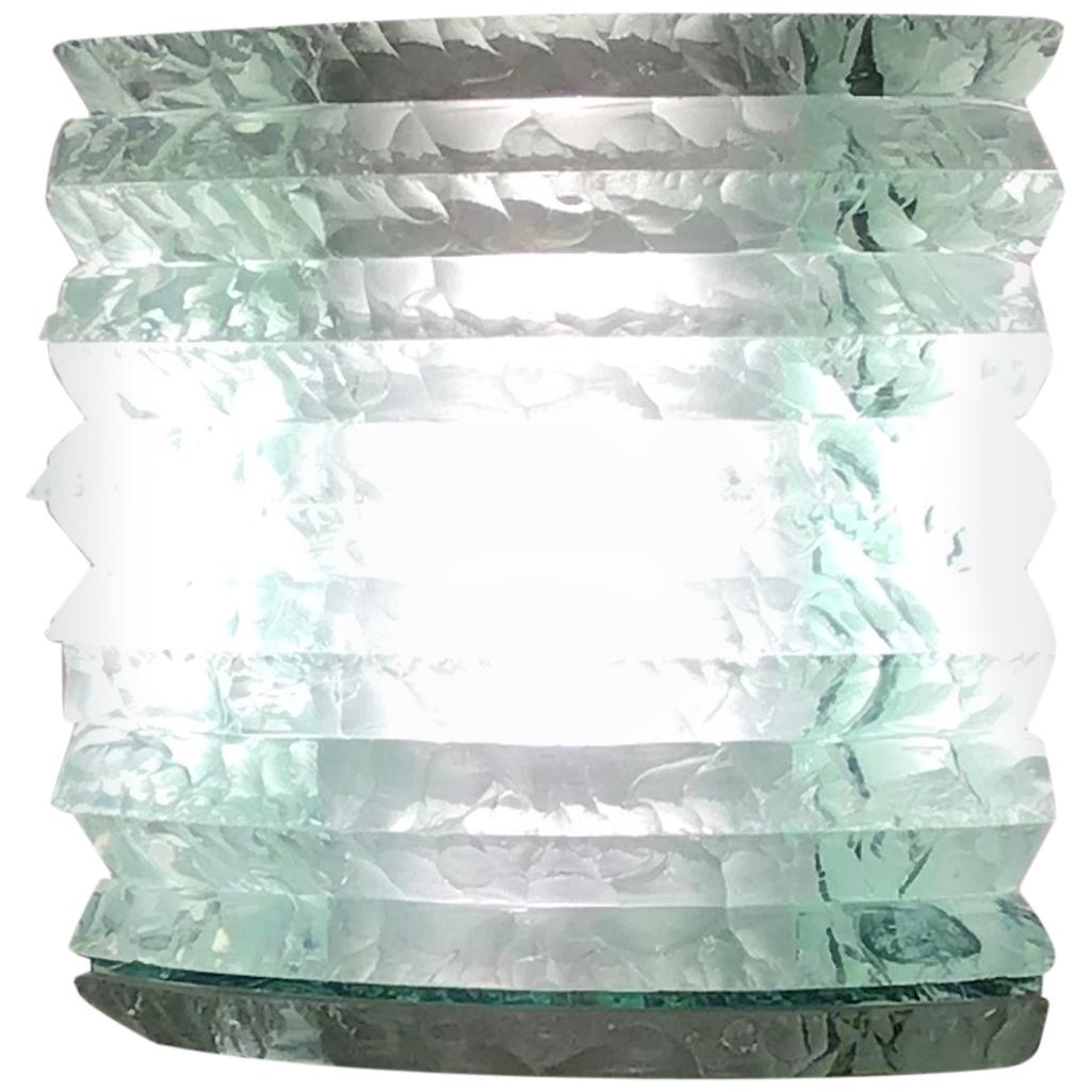 Cristal Art Table Lamp Glass, 1950, Italy