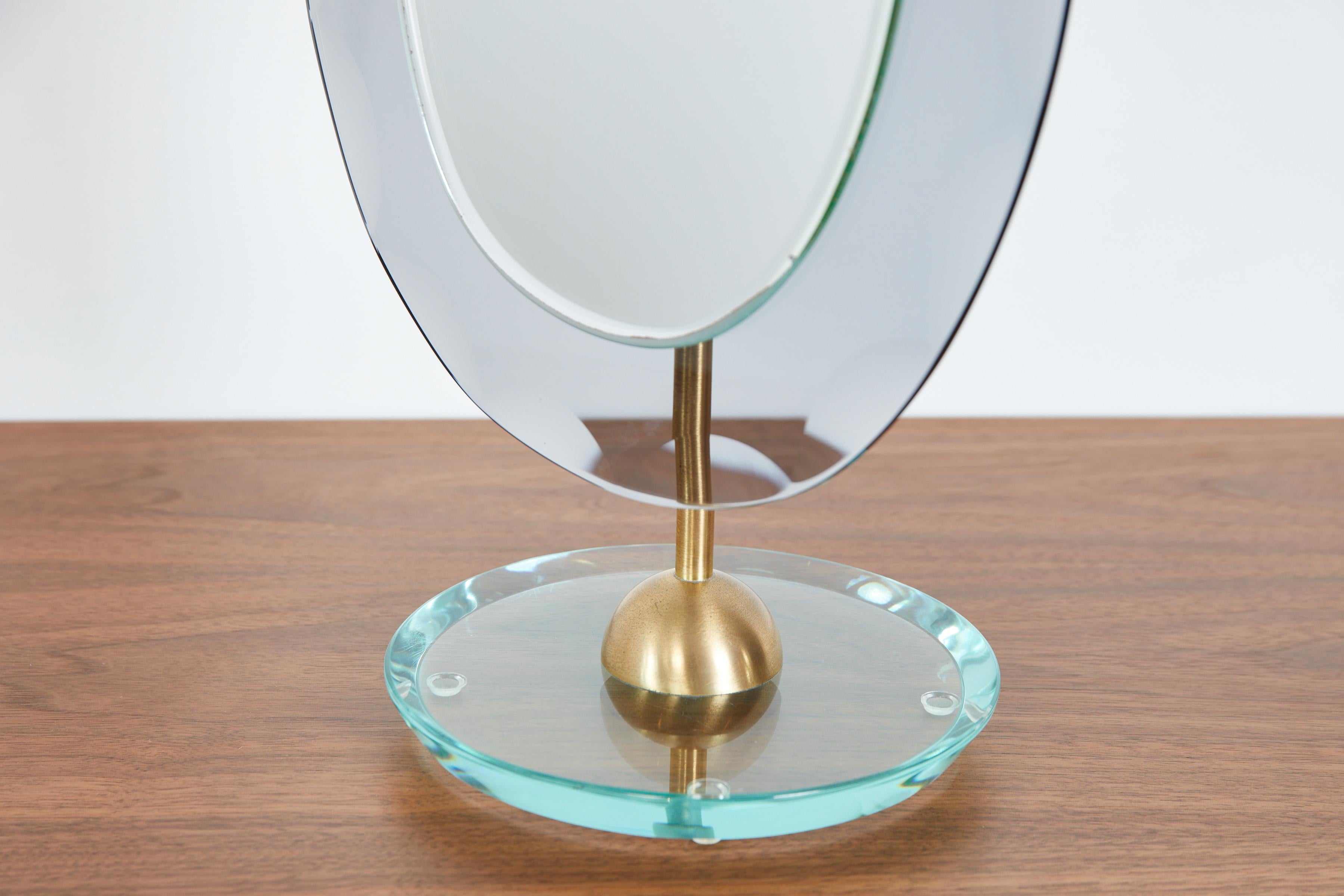 Mid-20th Century Cristal Art Vanity Mirror