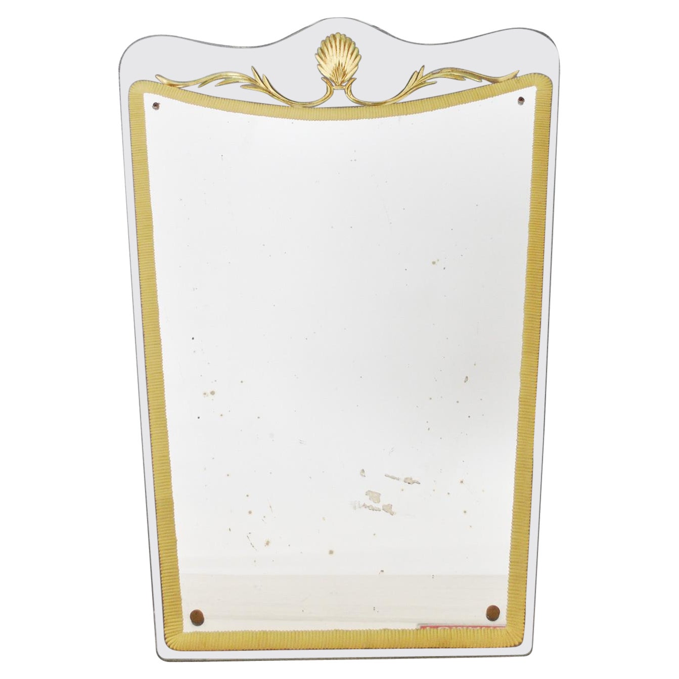 Cristal Arte Italian Midcentury Mirror 50's en vente
