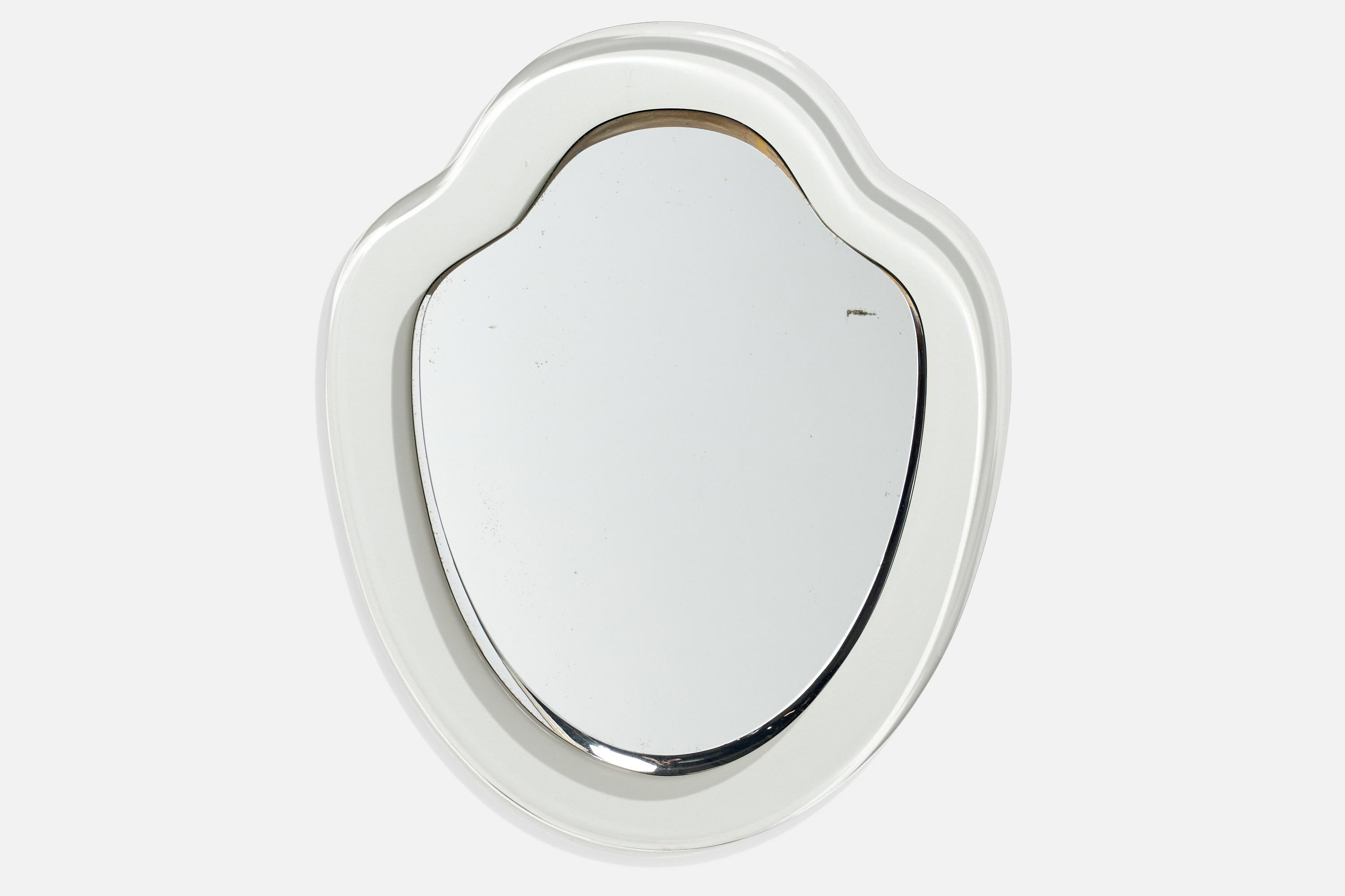 Mid-Century Modern Cristal Arte, Mirror, Glass, Italy, 1960s