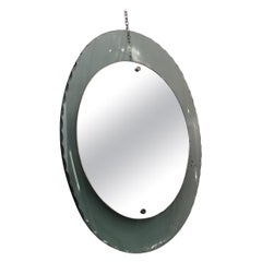 Cristal Arte Specchio Vetro Metallo Ferro Cromatico, 1950, Italia