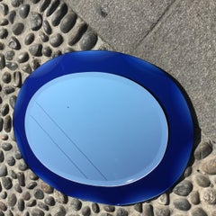 Cristal Arte Mirror Glass Mirror Iron 1950 Italy