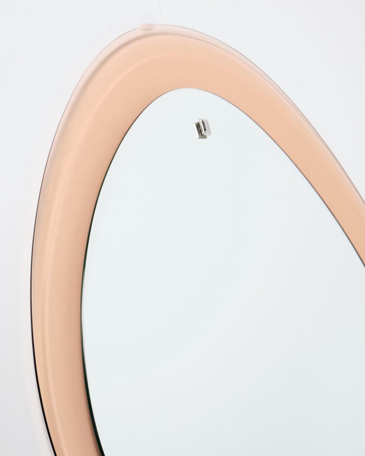 Cristal Arte, Teardrop mirror In Excellent Condition For Sale In London, GB