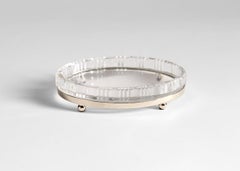 Cristal Benito, Aschenbecher aus handgeschliffenem Kristall, Frankreich, 2023