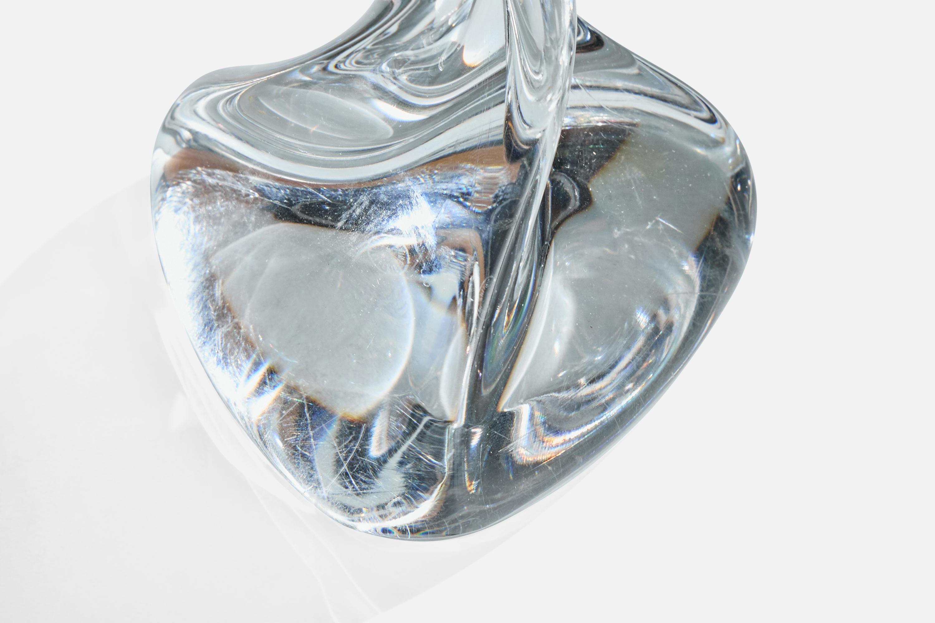 Cristal De Lorraine, Lámpara de mesa, Cristal, Francia, Años 50 Vidrio en venta