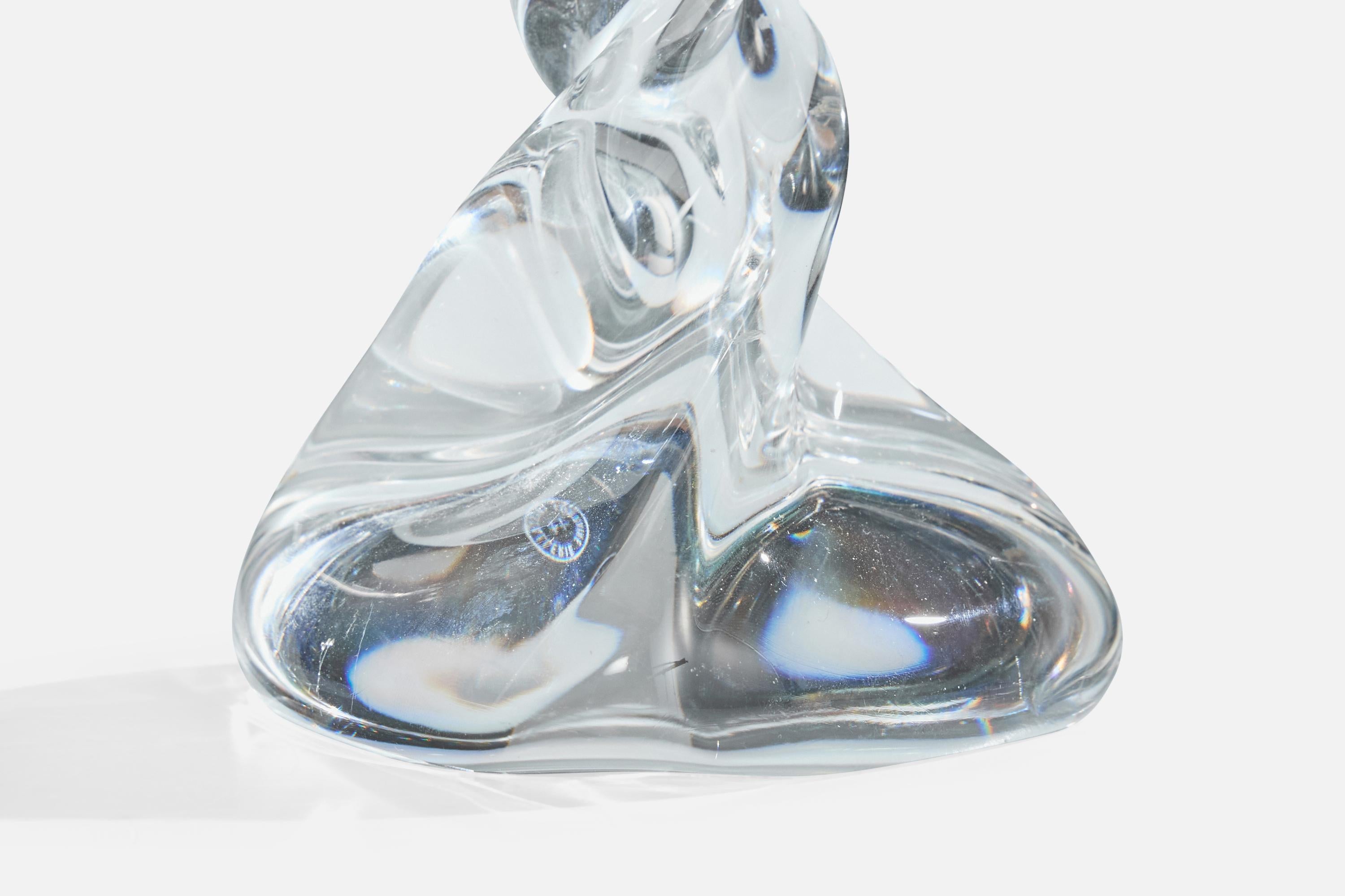 Cristal De Lorraine, Lámpara de mesa, Cristal, Francia, Años 50 en venta 1