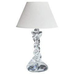 Cristal De Lorraine, Table Lamp, Glass, France, 1950s
