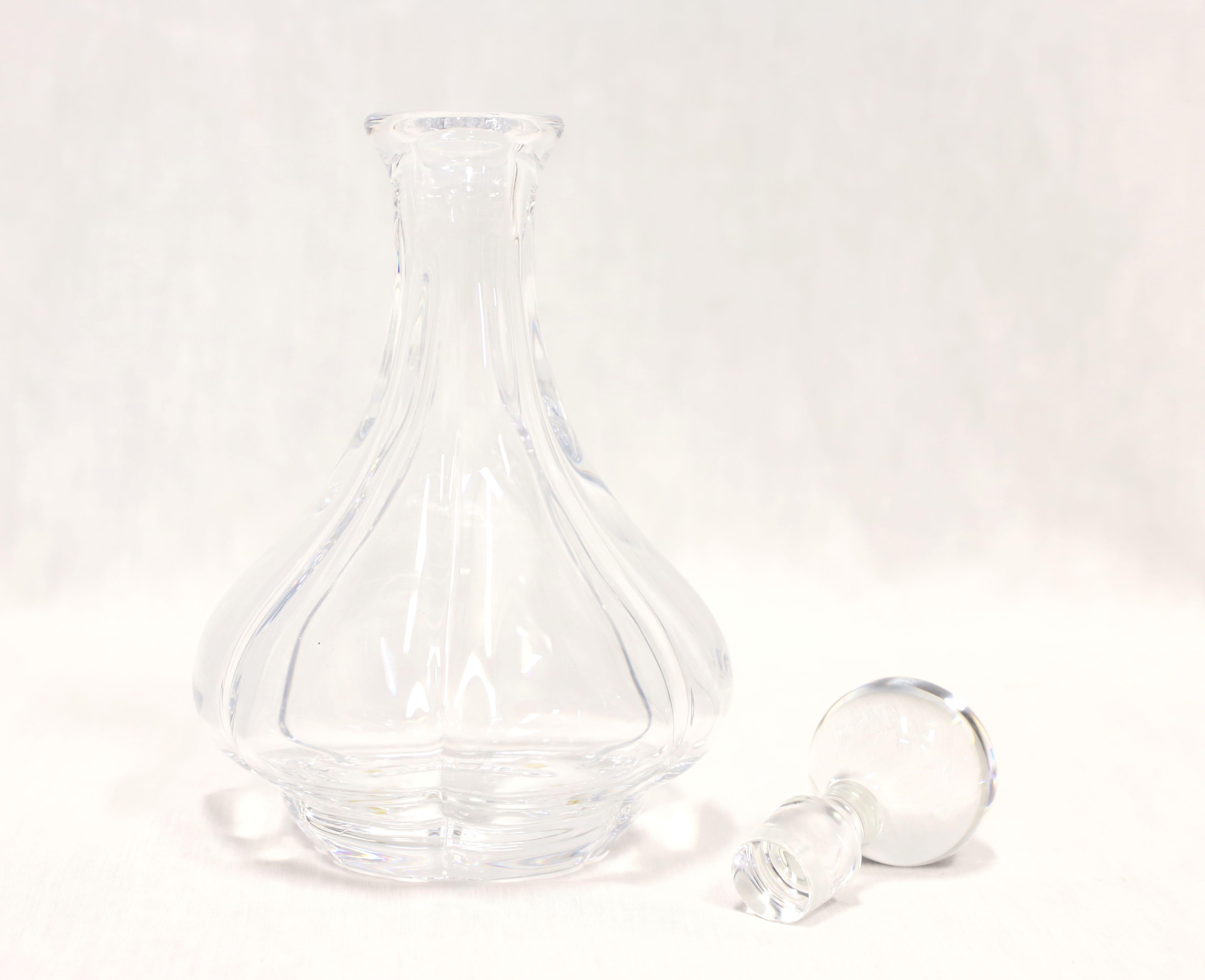 CRISTAL DE SEVRES France Fine Crystal Decanter In Good Condition For Sale In Charlotte, NC