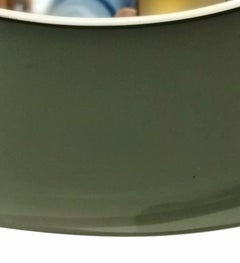 Cristal Labor, runder Wandspiegel, Italien, 1960er-Jahre