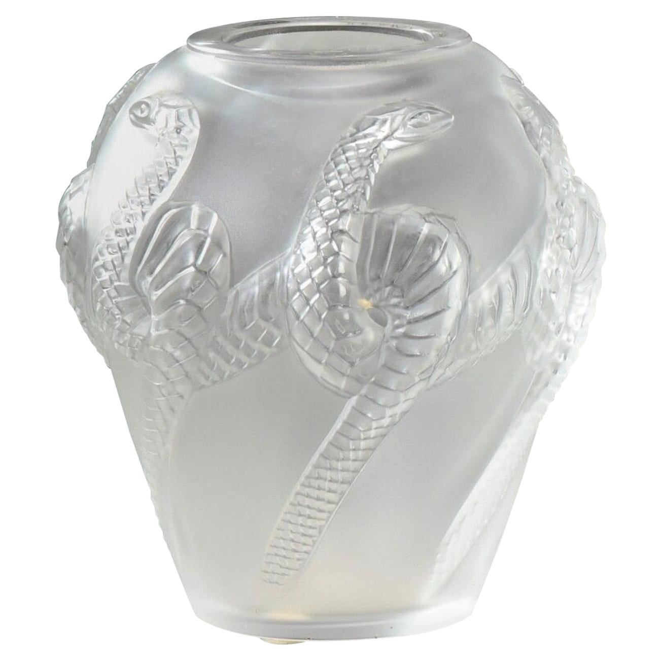 Cristal Lalique Vase "Serpent"