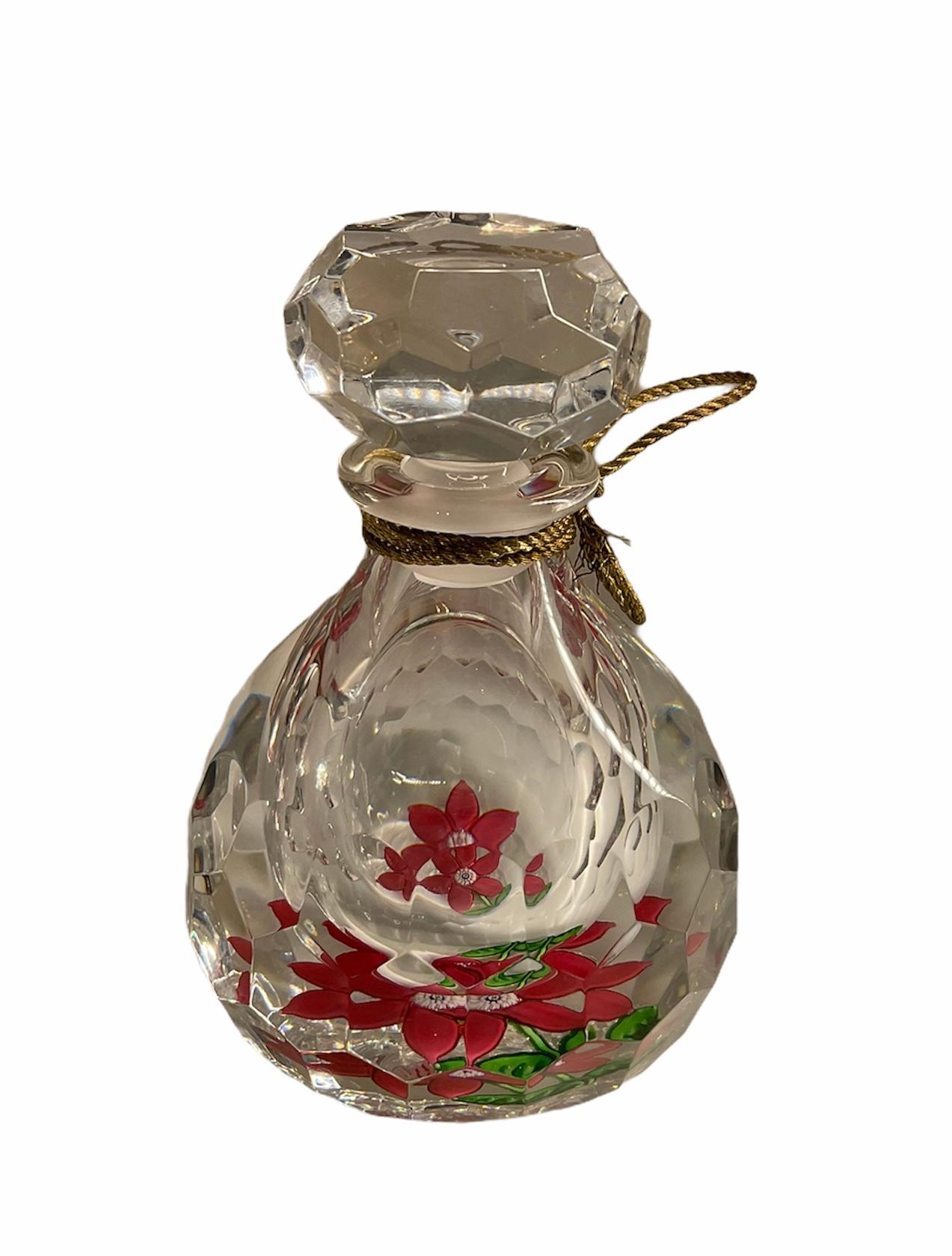 French Cristal Saint Louis Ivoire de Balmain Collectible Perfume Decanter/Bottle For Sale