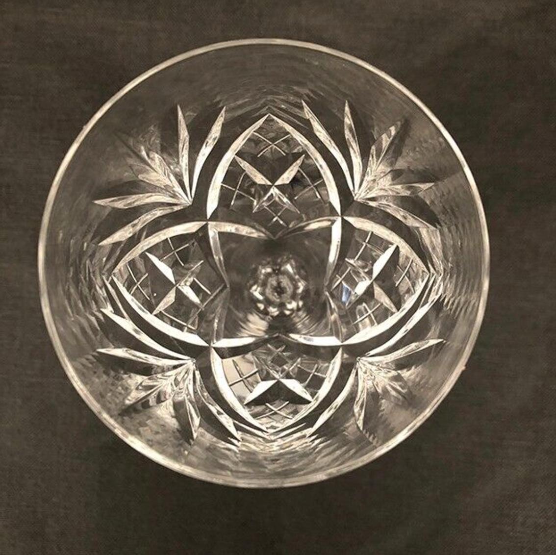 Cristal Saint-Louis modèle Chantilly, broc et huit verres à eau (Kristall) im Angebot
