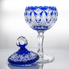 Cristallerie d'árt Jar, Cobalt Blue Crystal, France