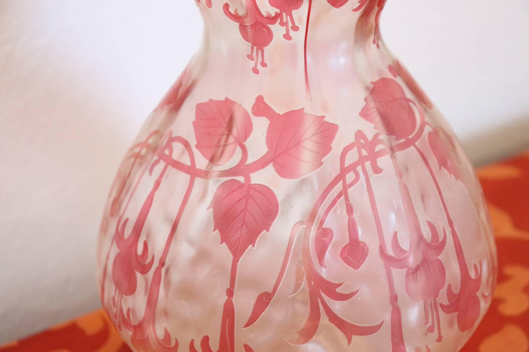 Cristallerie de Pantin Art Nouveau French Cameo Vase 4