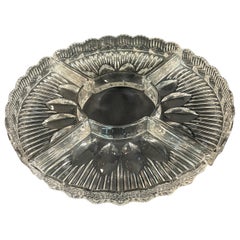 Cristalleries De Baccarat Credited Mid-Century Crystal Centerpiece