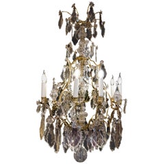 Cristalleries De Baccarat French Louis XV Style Ormolu 
Crystal Chandelier 1850