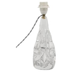 Cristalleries Schneider Midcentury Crystal Lamp, 1950s