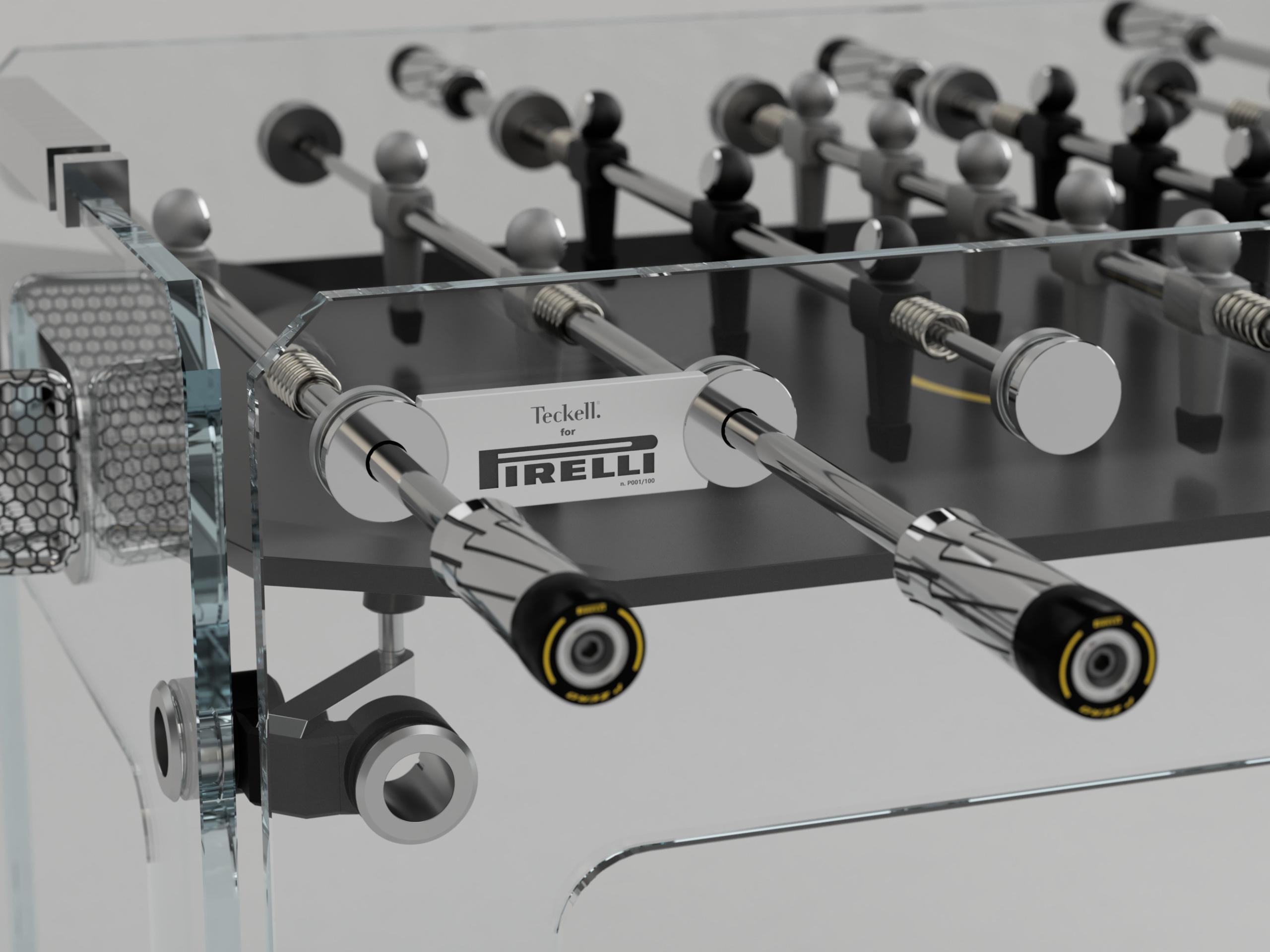 Cristallino for Pirelli Limited Edition Foosball Table by Teckell For Sale 6