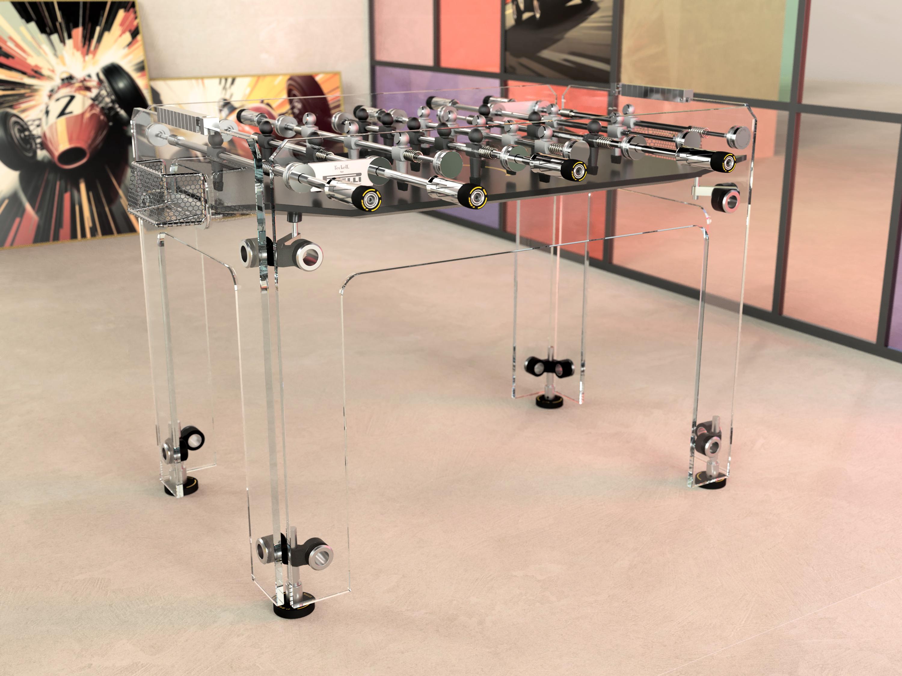 Cristallino for Pirelli Limited Edition Foosball Table by Teckell For Sale 11