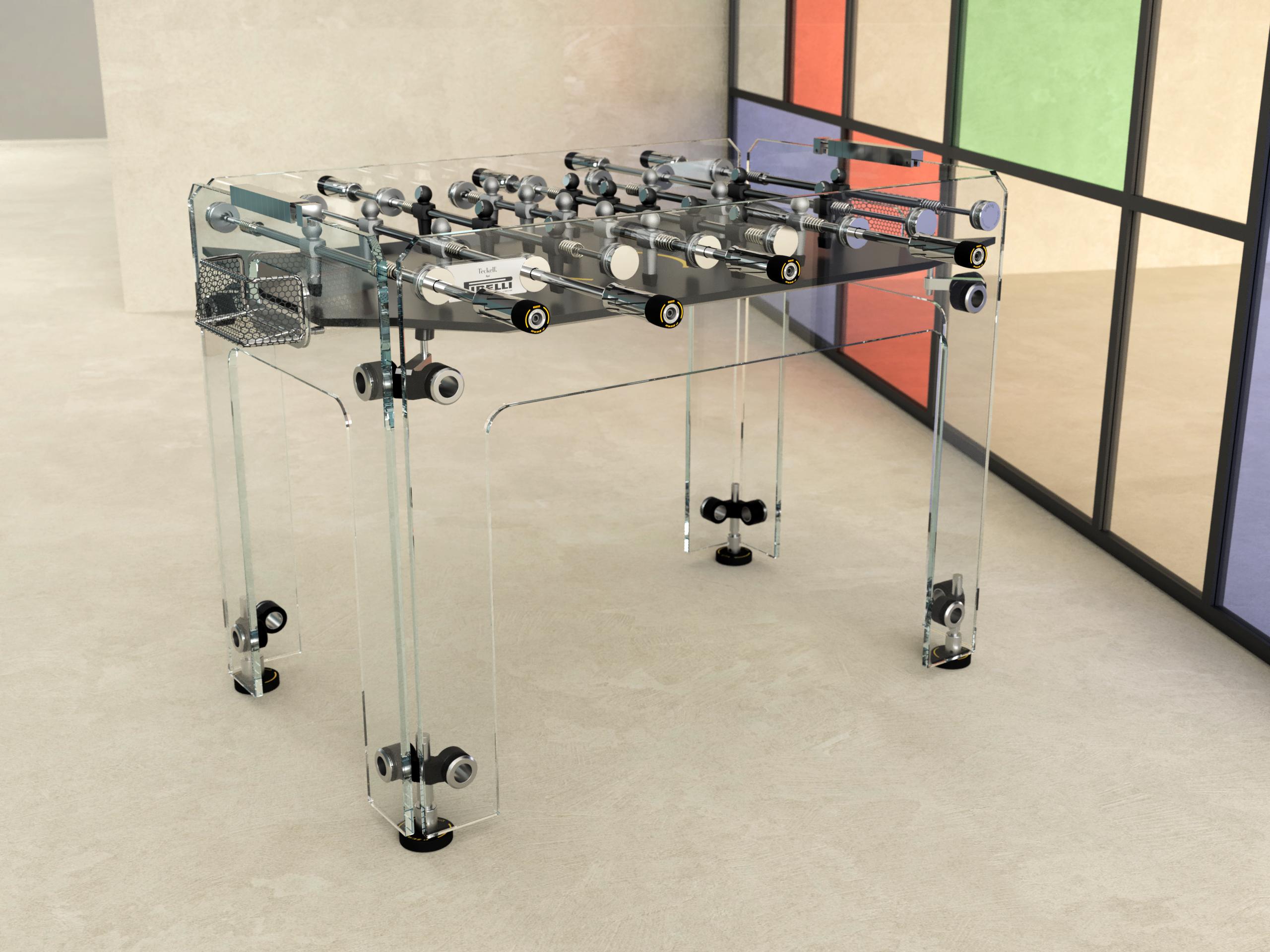 Cristallino for Pirelli Limited Edition Foosball Table by Teckell For Sale 12