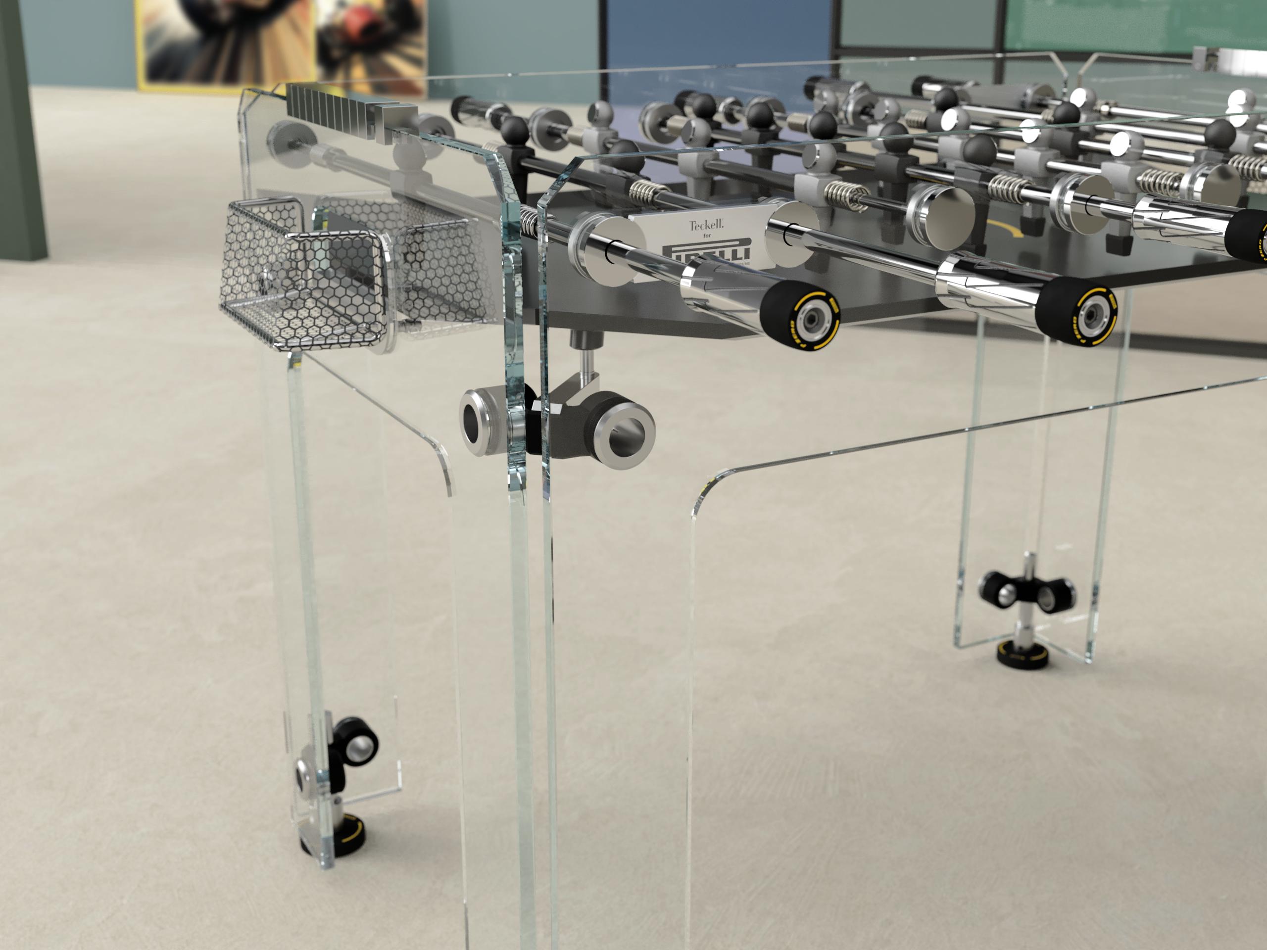 Cristallino for Pirelli Limited Edition Foosball Table by Teckell For Sale 13