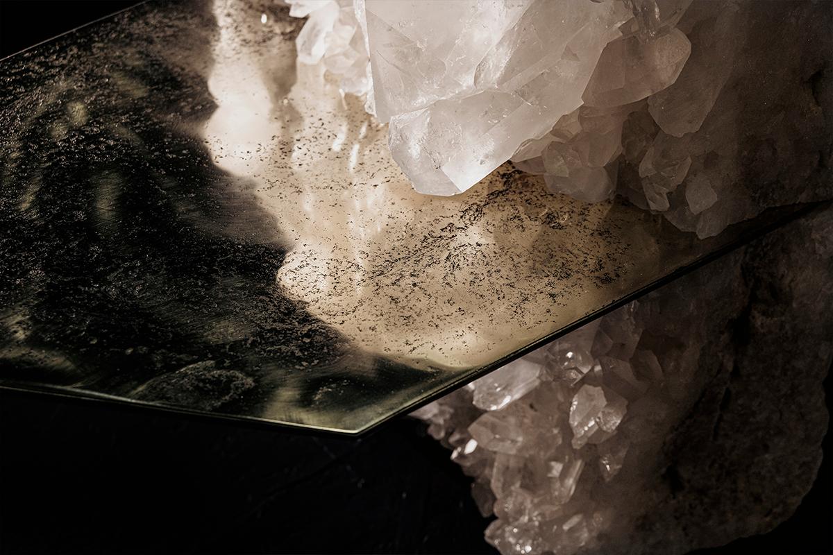 italien Table basse Cristallo en vente