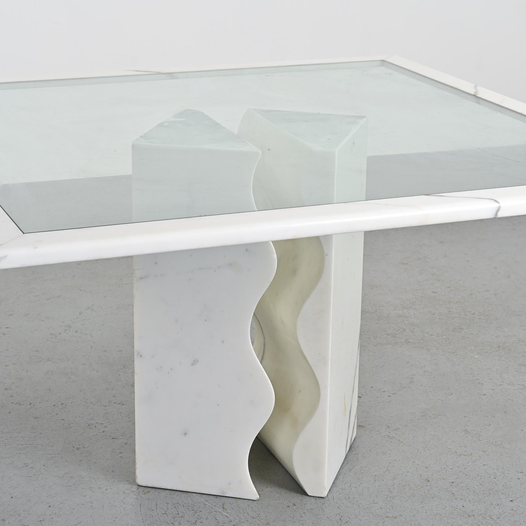 Postmoderne Table de salle à manger Cristallo par Egidio Di Rosa & Pier Alessandro Giusti, Ultima Edizi en vente