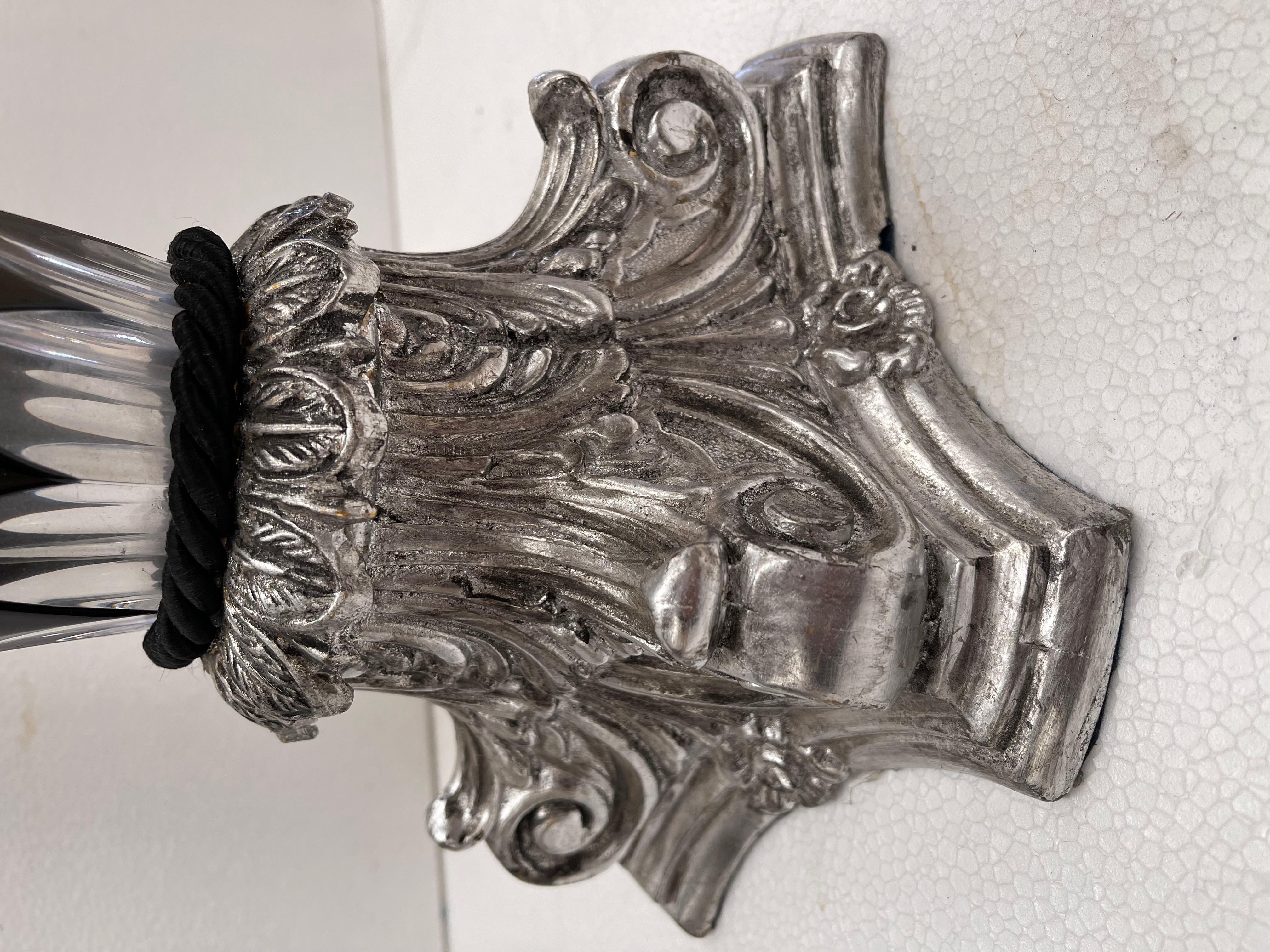 Versaille Kristall Bronze Silber XIX im Zustand „Hervorragend“ im Angebot in Cantù, IT