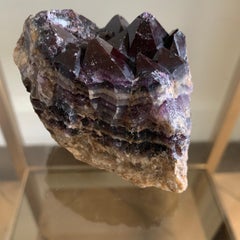 Cristaux de quartz fumé 16 cm