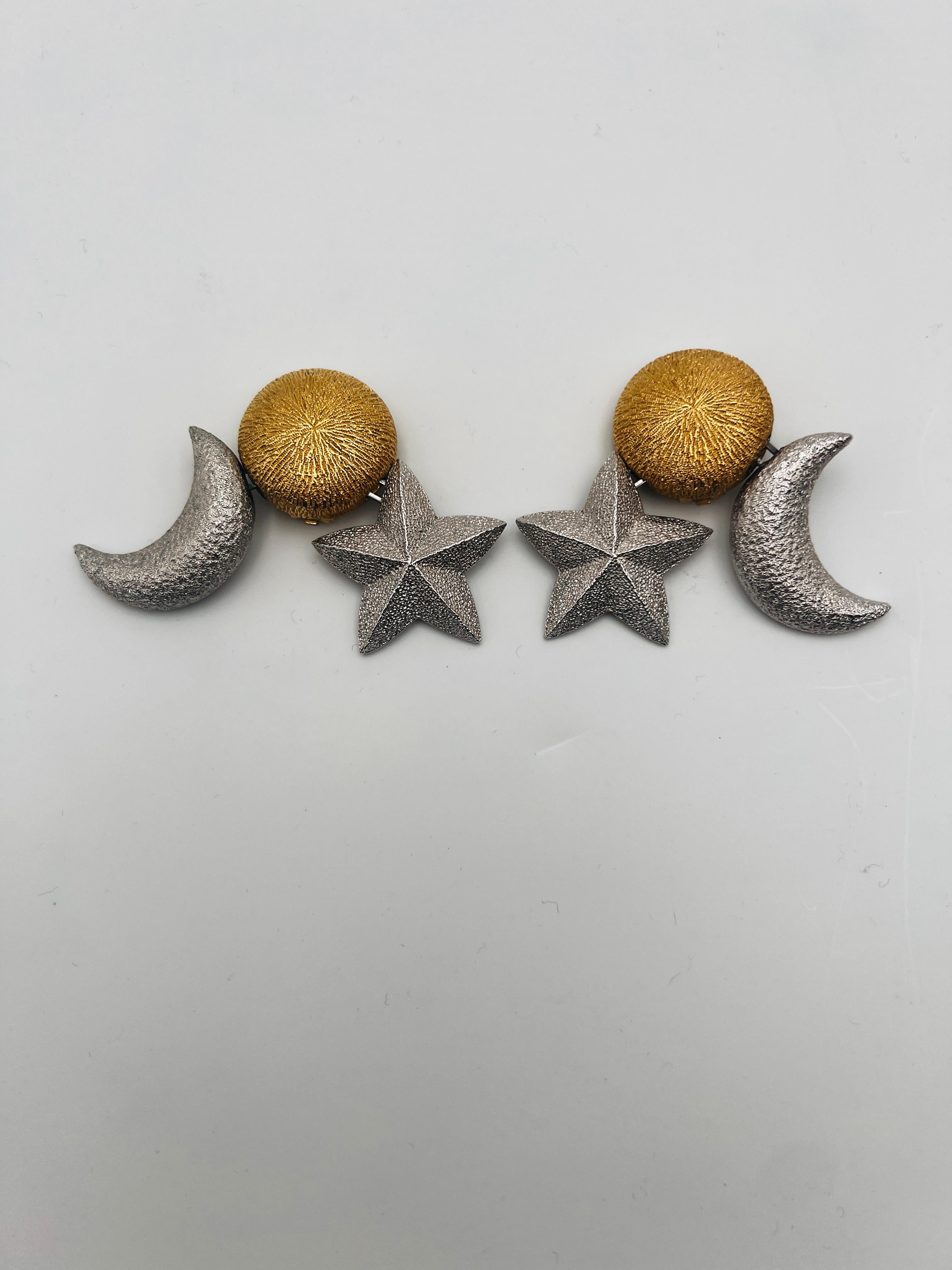 Orecchino Cristian Dior Constellation 1980 Parigi in vendita 7