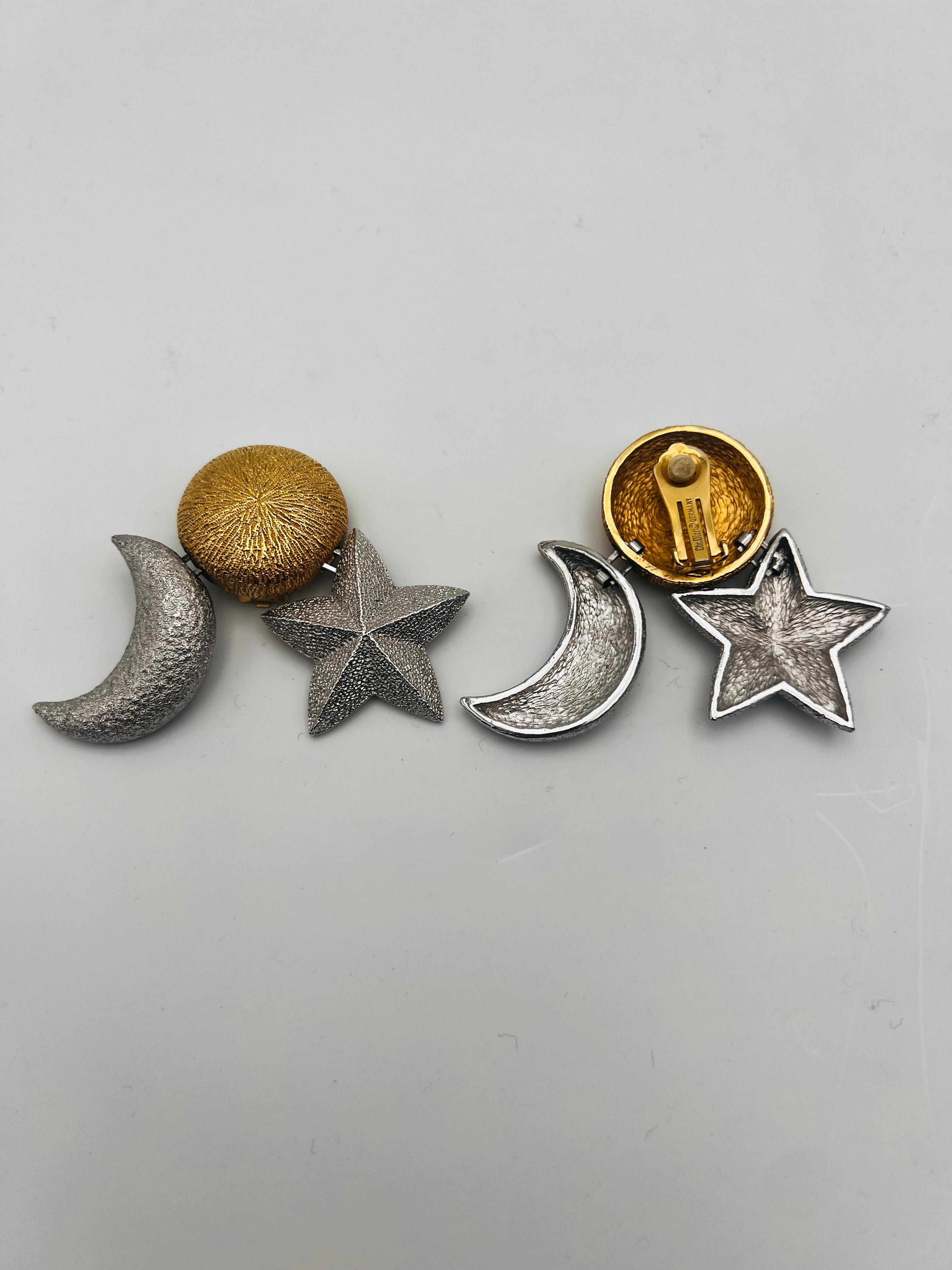 Orecchino Cristian Dior Constellation 1980 Parigi in vendita 3