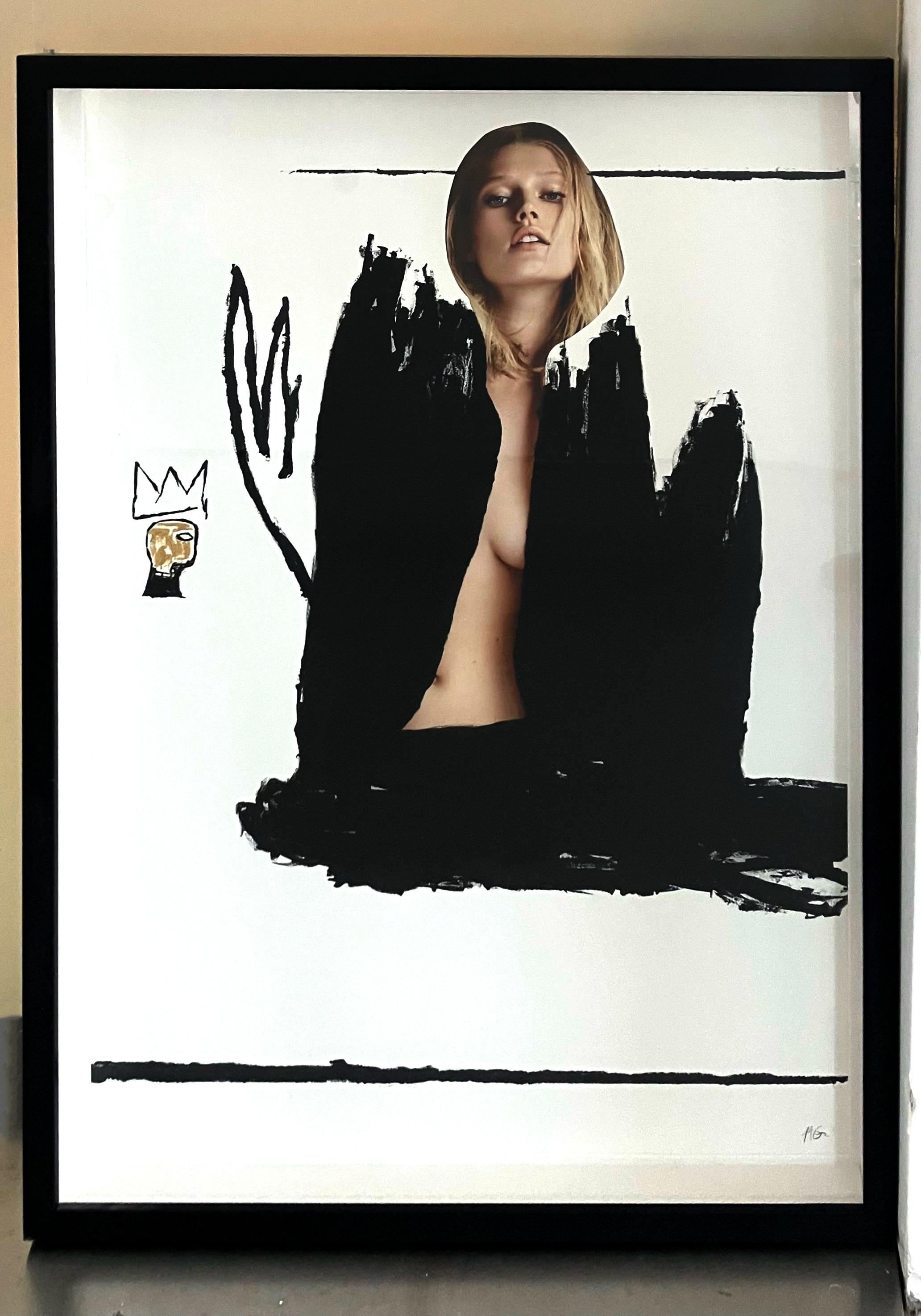 Gold Griot - Wing, Feet and Gold Griot Triptych. From The Fact Sheet Series - Contemporary Mixed Media Art by Cristian Hunter