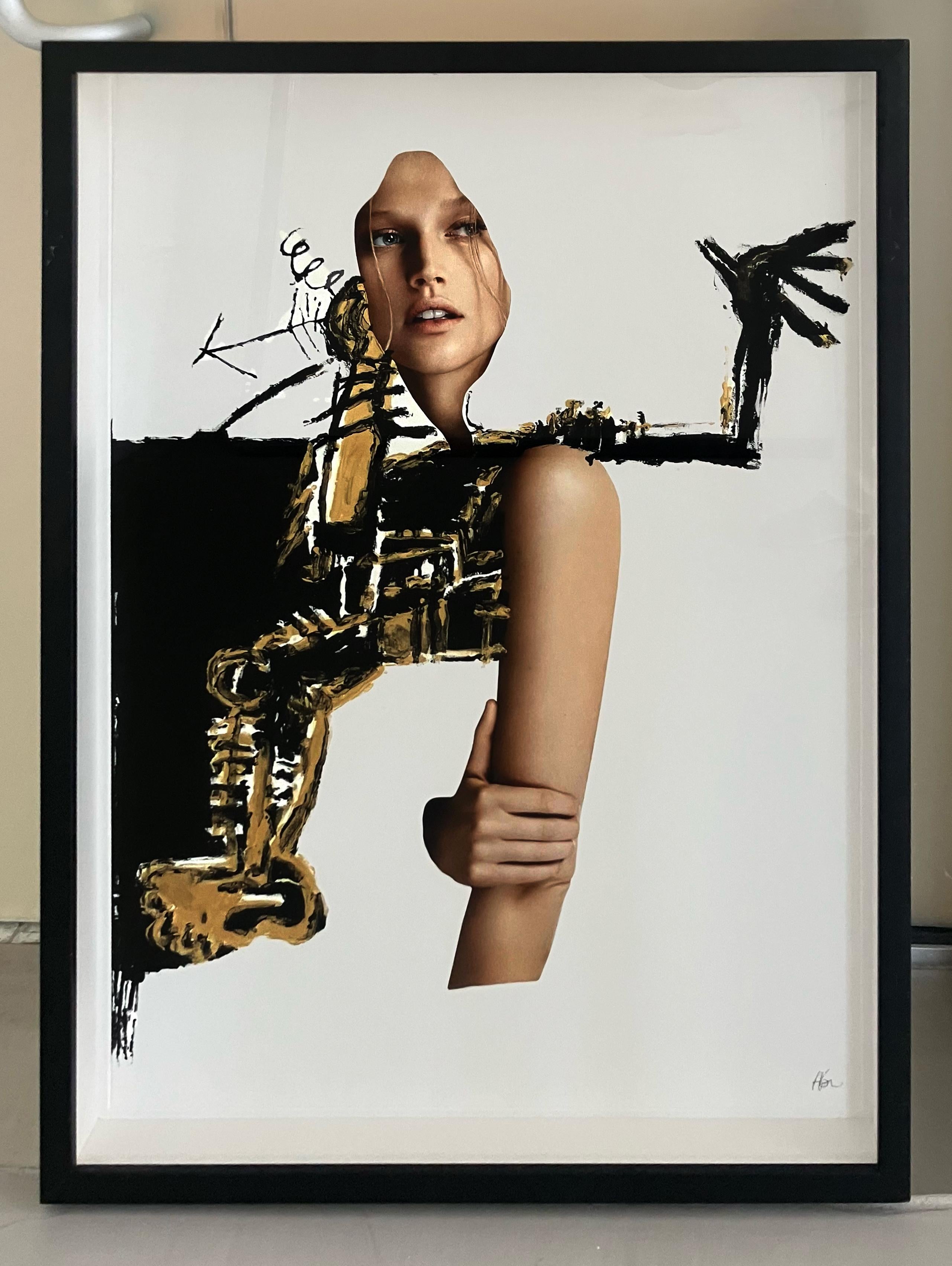 Gold Griot - Wing, Feet and Gold Griot Triptych. From The Fact Sheet Series For Sale 2