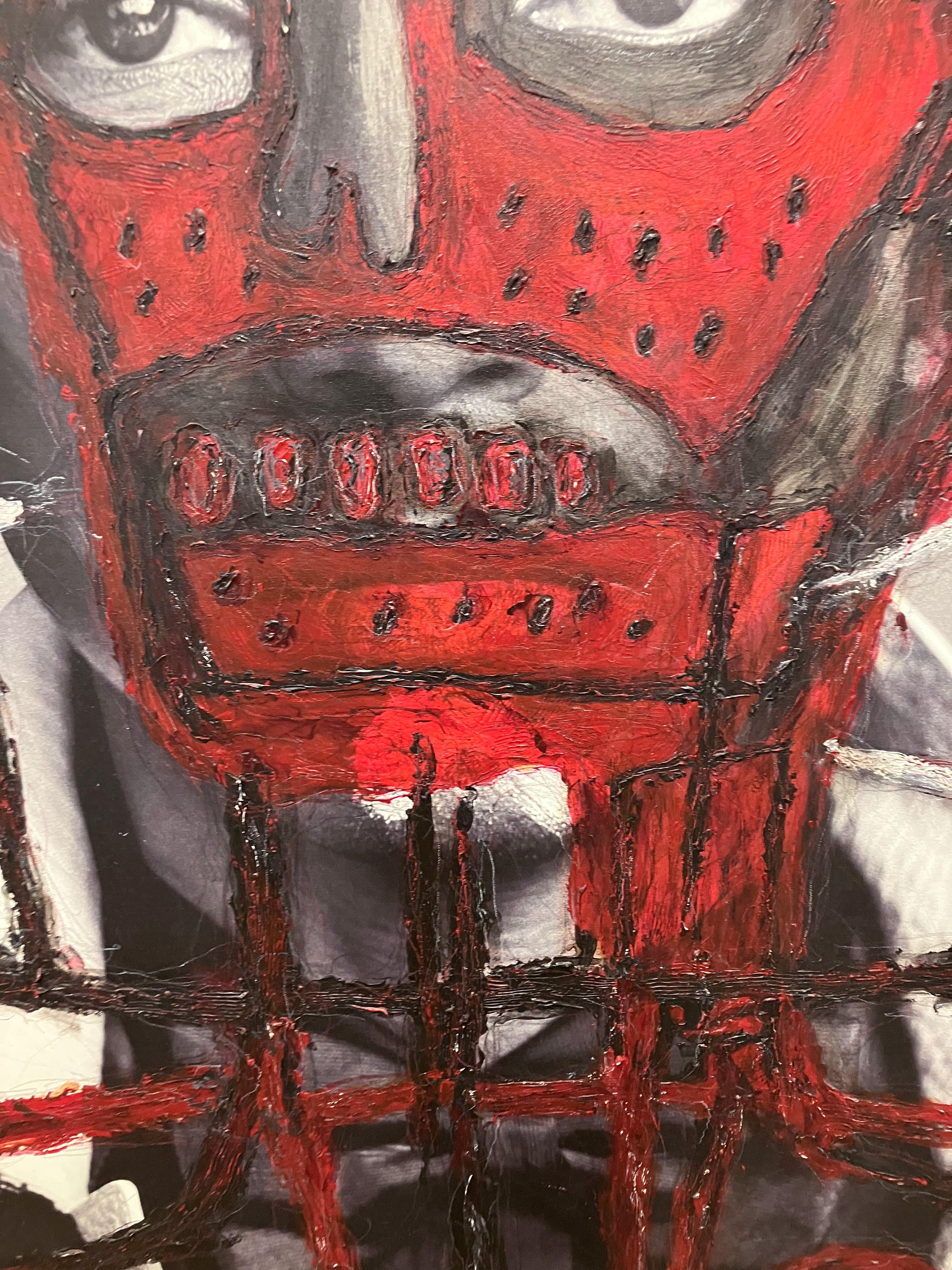 Pharrell Williams, Third Eye, Photography on canvas Intervened by the artists For Sale 2