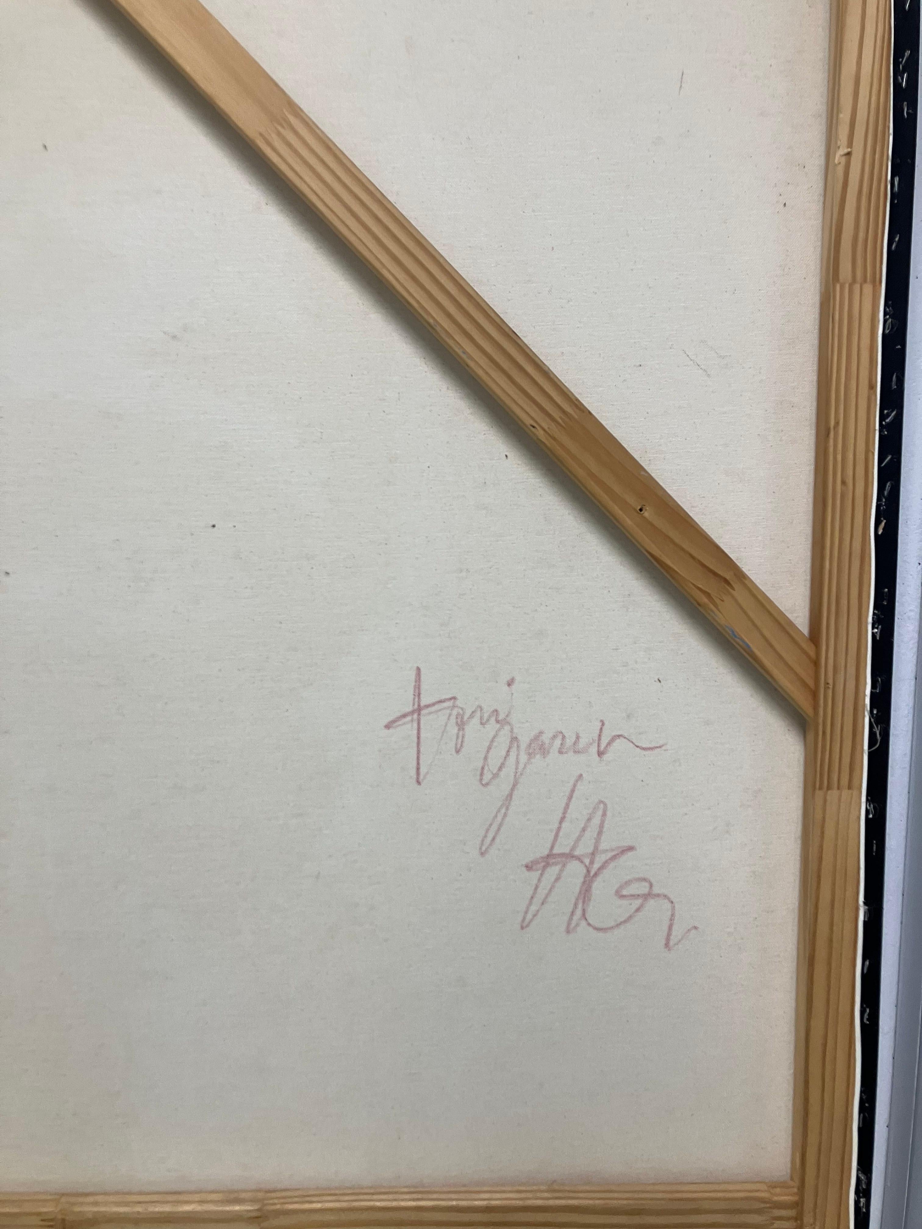 Toni Garrn, Photography on canvas Intervened by the artists For Sale 6