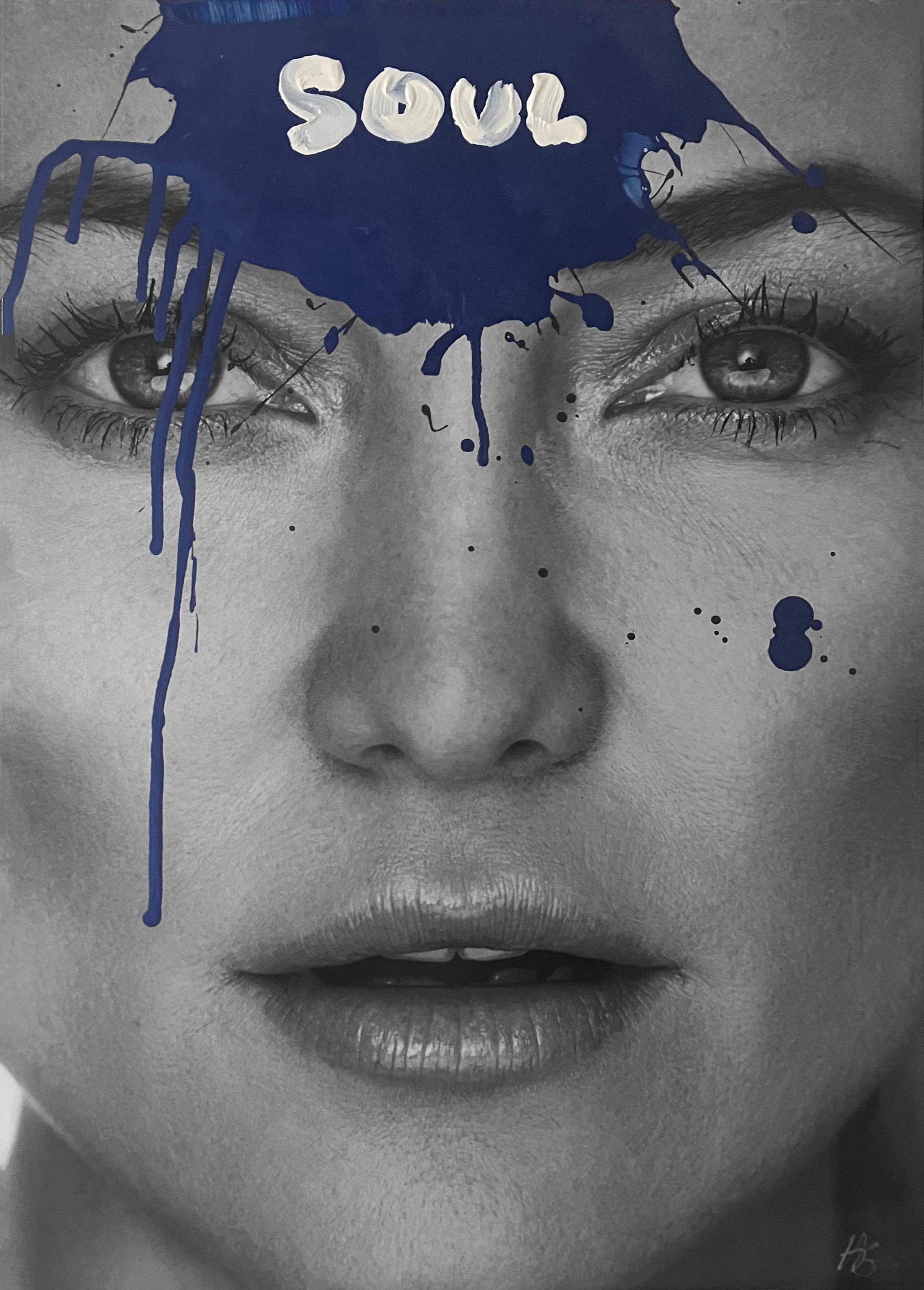 Anima - Kate Hudson. Ritratto Intervengono gli artisti. Dalla serie Blue