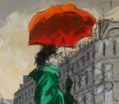 Coco in Paris III. Impressionism, , Cuban artist. Paris, France, Oil on Canvas