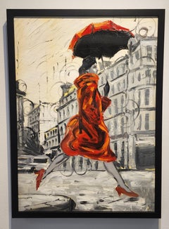 Coco X Impressionism Cuban artist Paris France Oil on Canvas