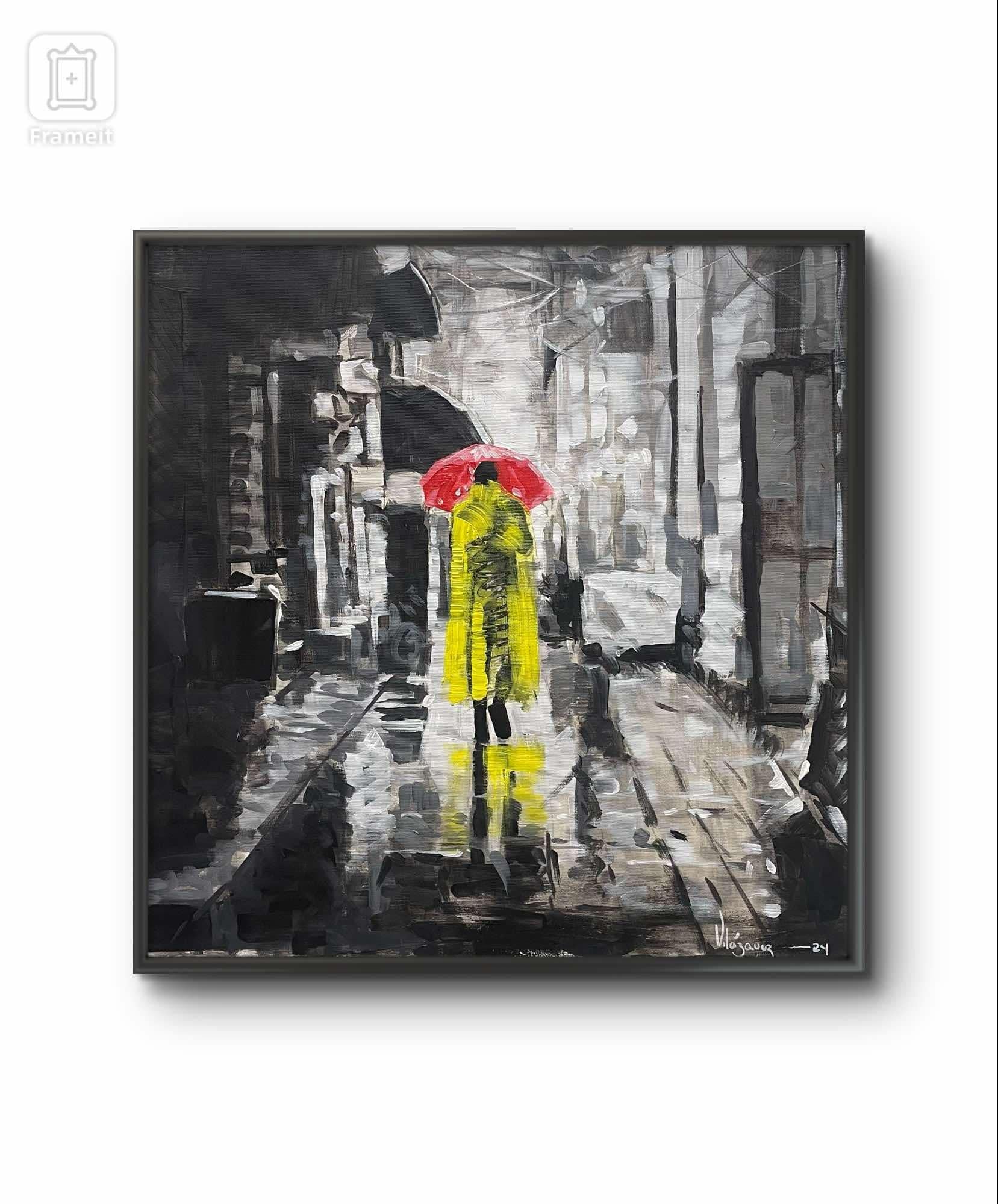 Las calles de Barcelona  5 Impresionismo Artista Cubano Óleo sobre Lienzo España 24x17 en venta 1