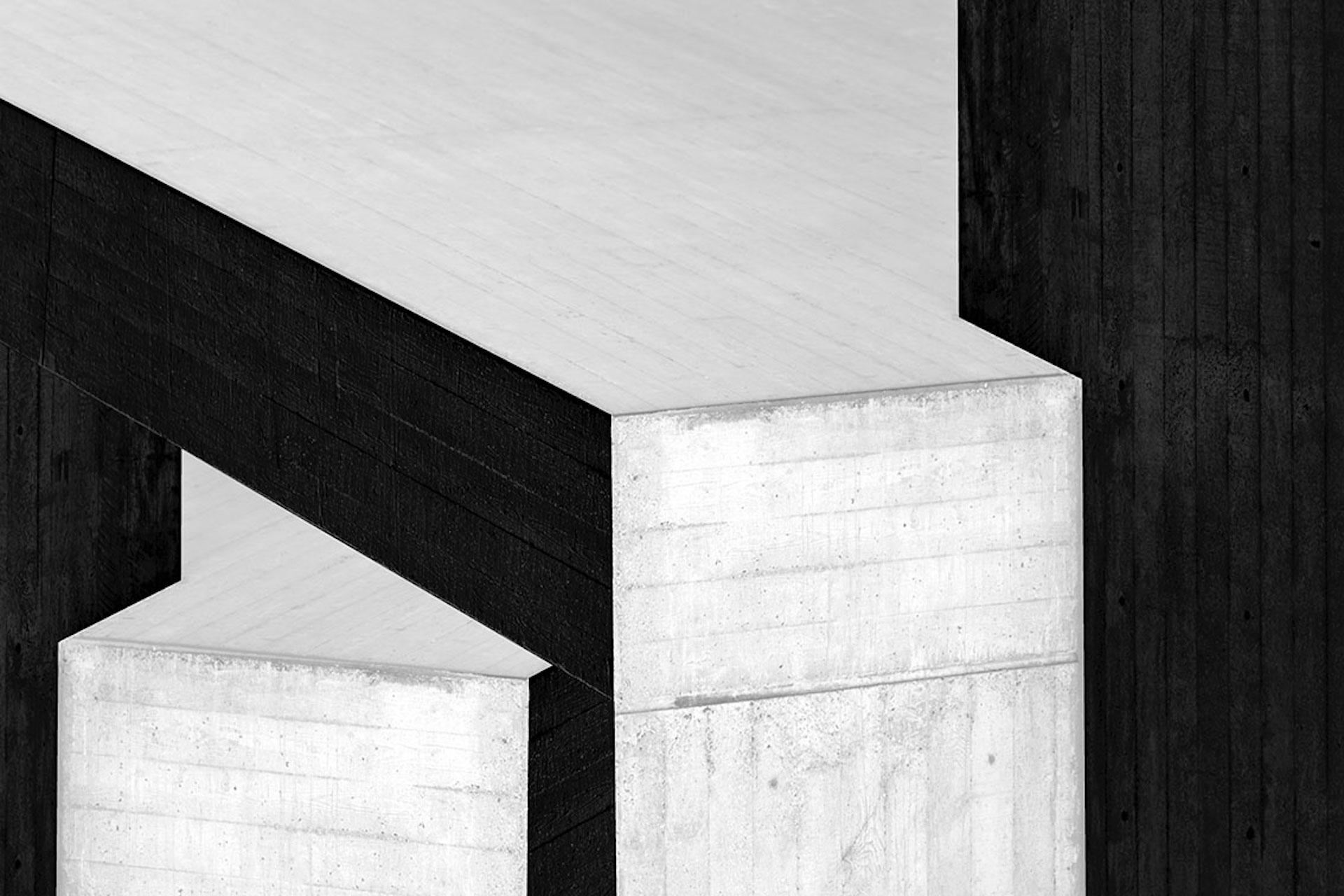 Cristian Stefanescu, Monochrome #02, zeitgenössische schwarz-weiße Statement-Kunst