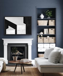 Monochromatic #02, Brutalist Art, Contemporary Black & White Statement Art