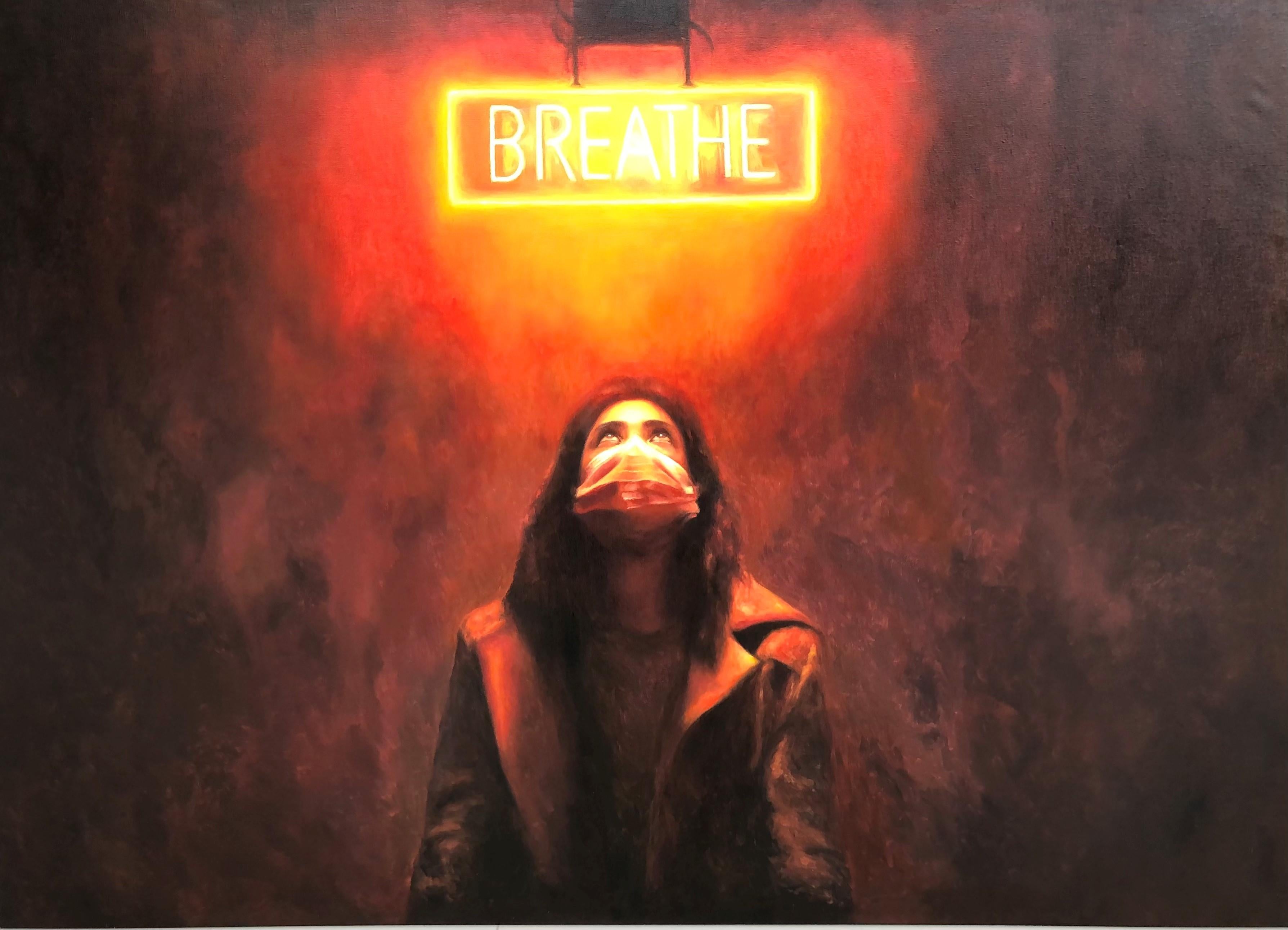 Breathe II - Painting by Cristiano Felismina