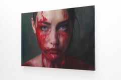 Red 04 (2025) Cristiano Felismina Dipinto a olio iperrealistico