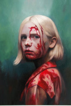 Il pittore, 2026 Ritratto simbolico contemporaneo, olio su tela di lino