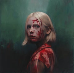 Il pittore, 2026 Ritratto simbolico contemporaneo, olio su tela di lino
