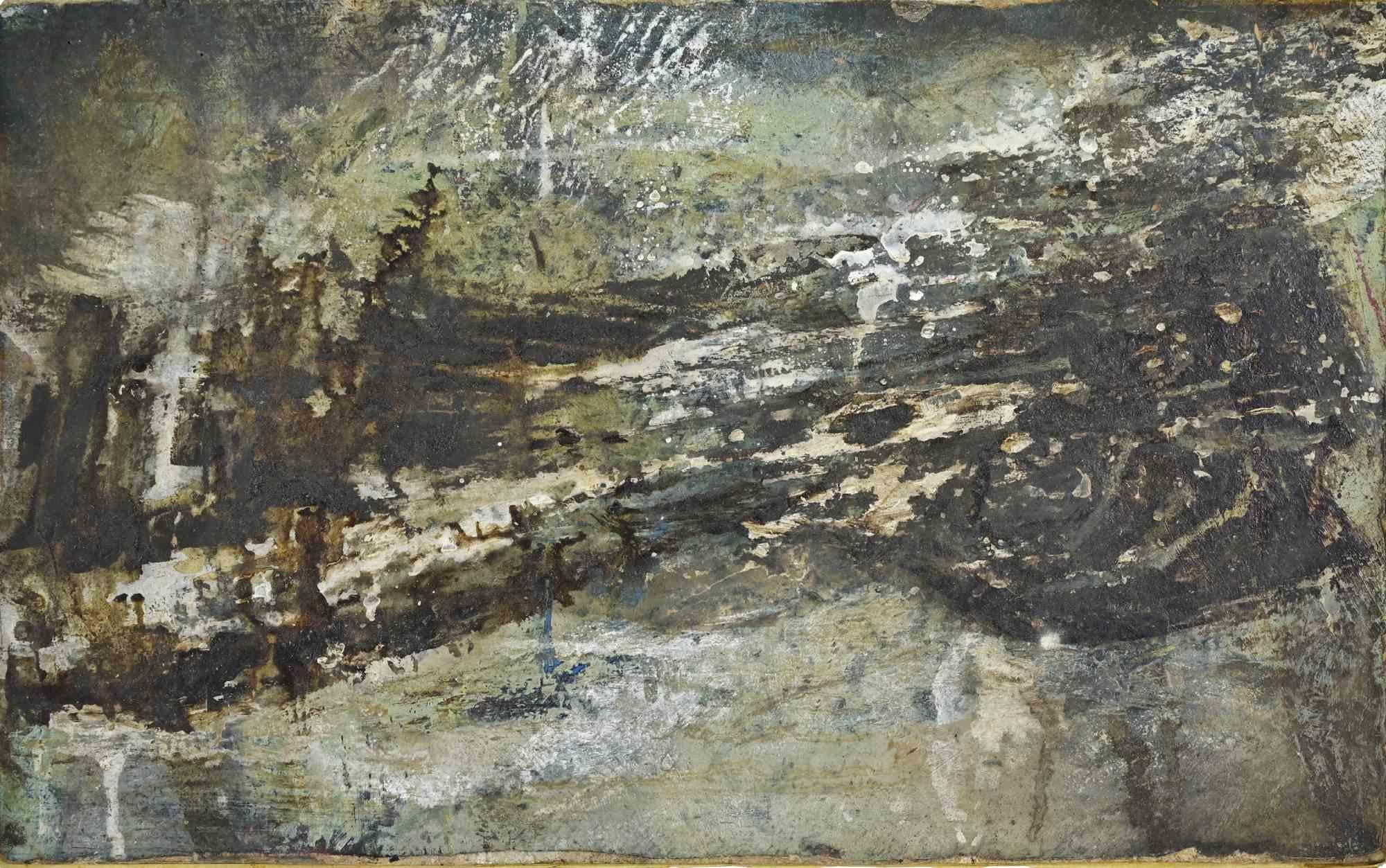 Landschaft - Gemälde von Cristiano Guitarrini - 2000er im Angebot 1