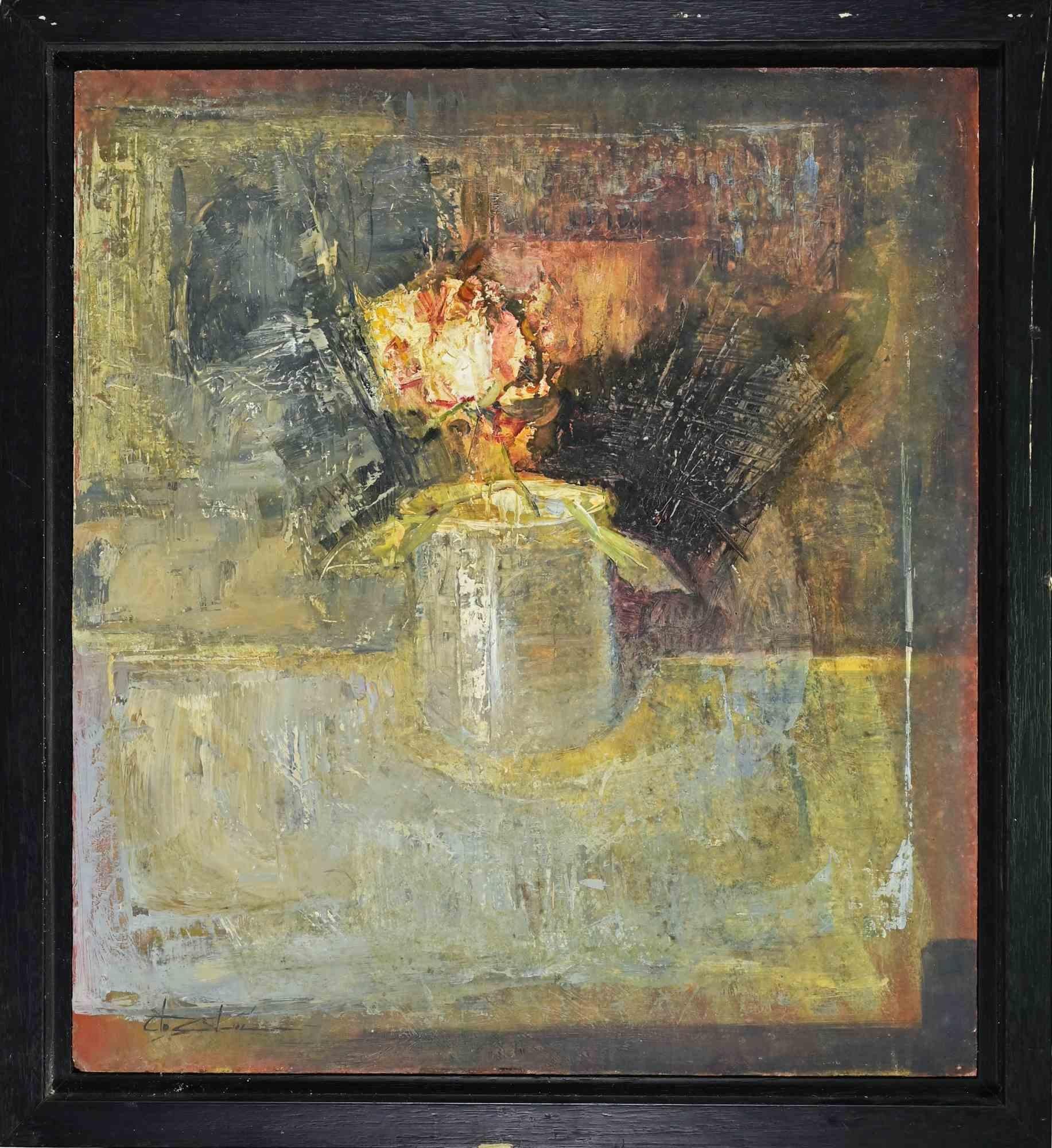 Oil on wooden panel realized by Cristiano Guitarrini in the early 2000s.

Hand signed.

Includes a wooden frame cm. 57x52.

Very good condition.