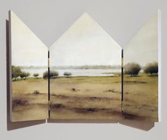 "Dehesa de Abajo". Contemporáneo, realismo, figurativo, óleo, paisaje, paisaje acuático